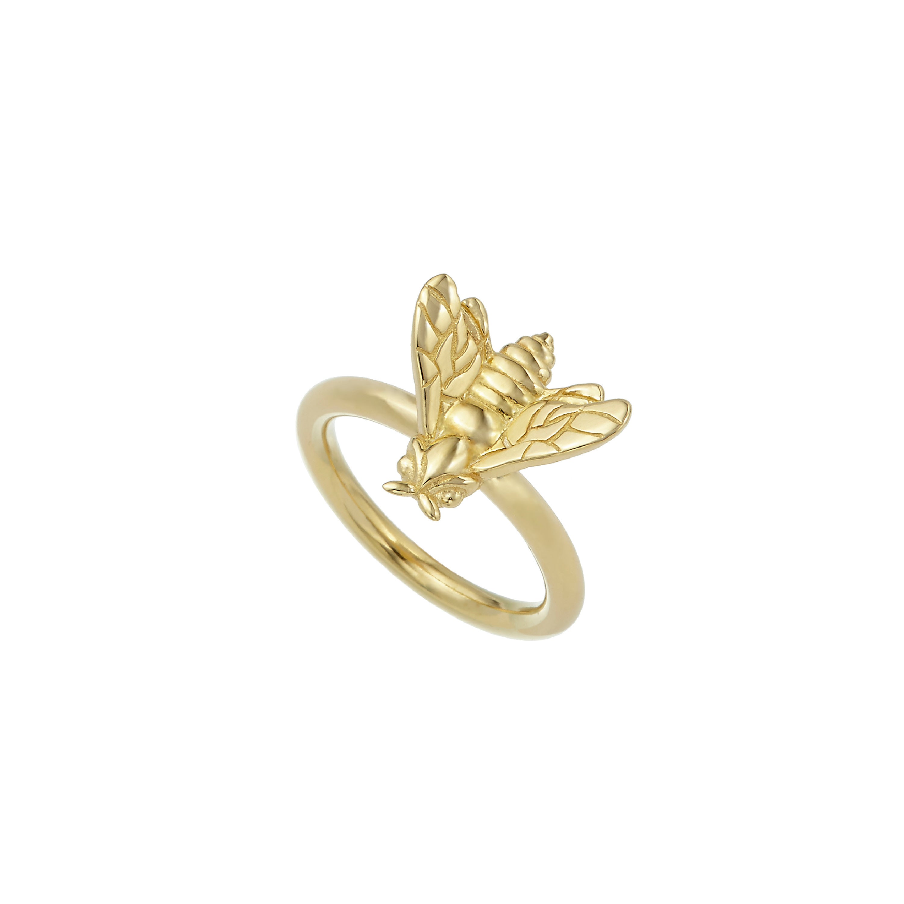 Bee Queen Ring with Small Single Bee