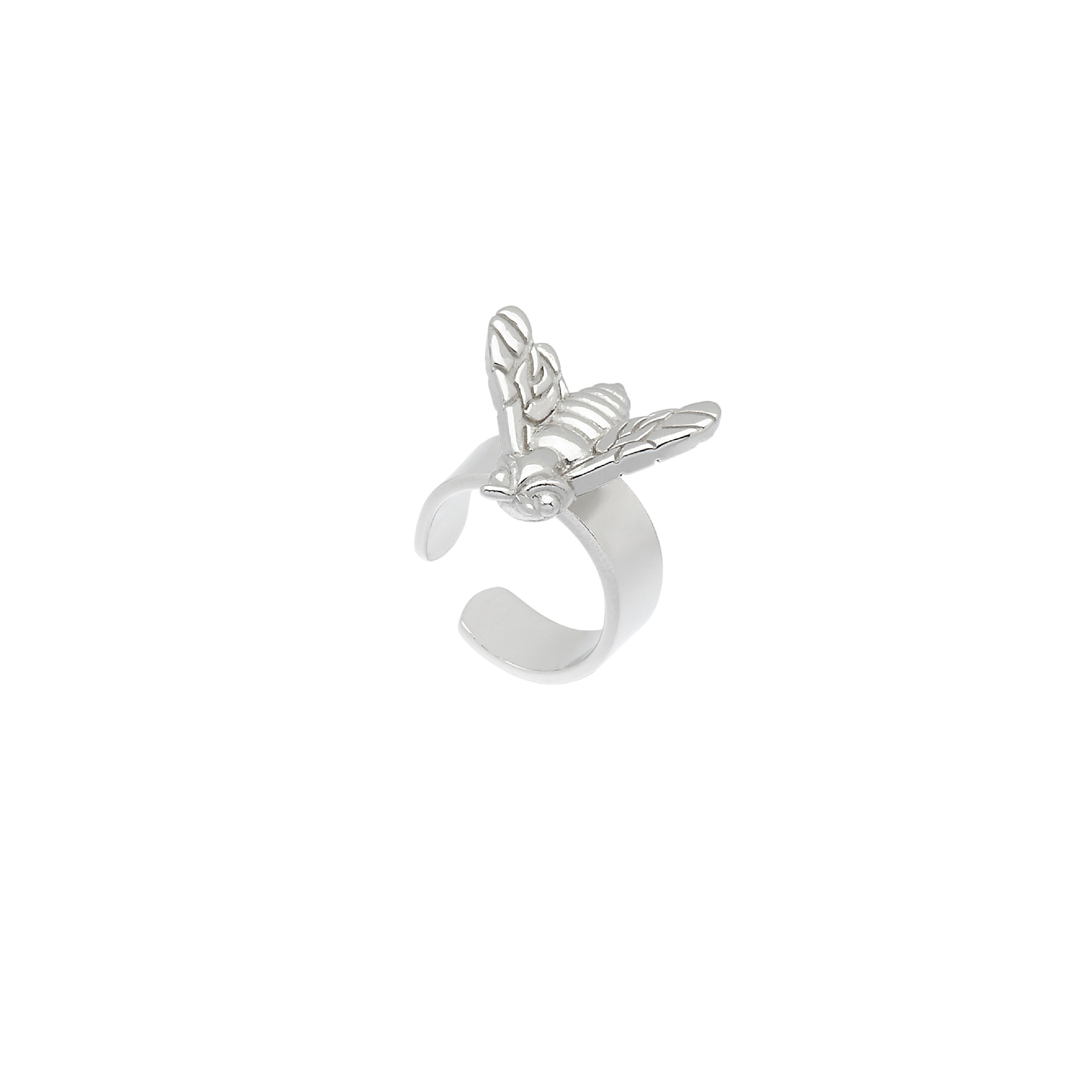 Ear cuff Bee Queen con ape piccola