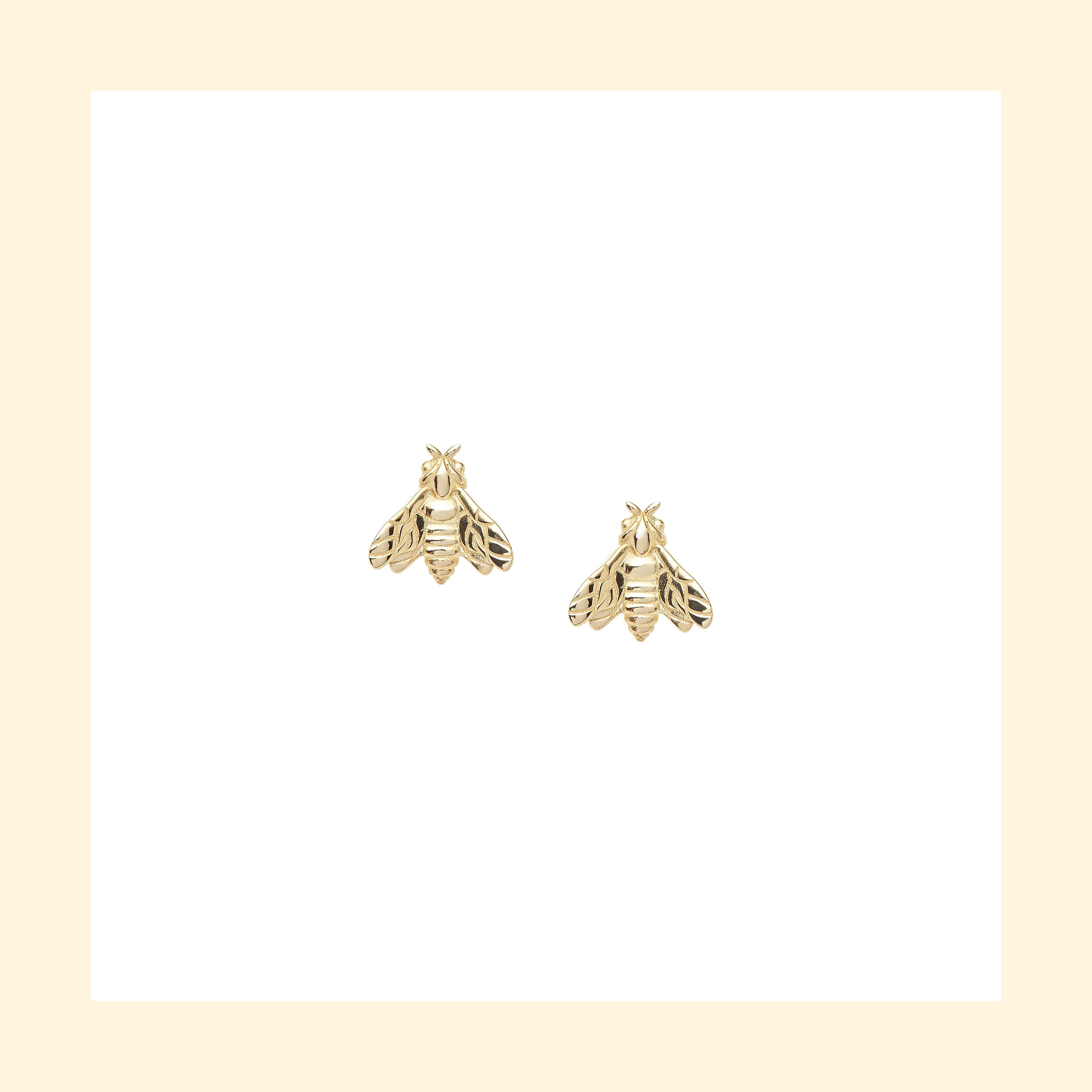 Bee Queen Small Bee Earrings