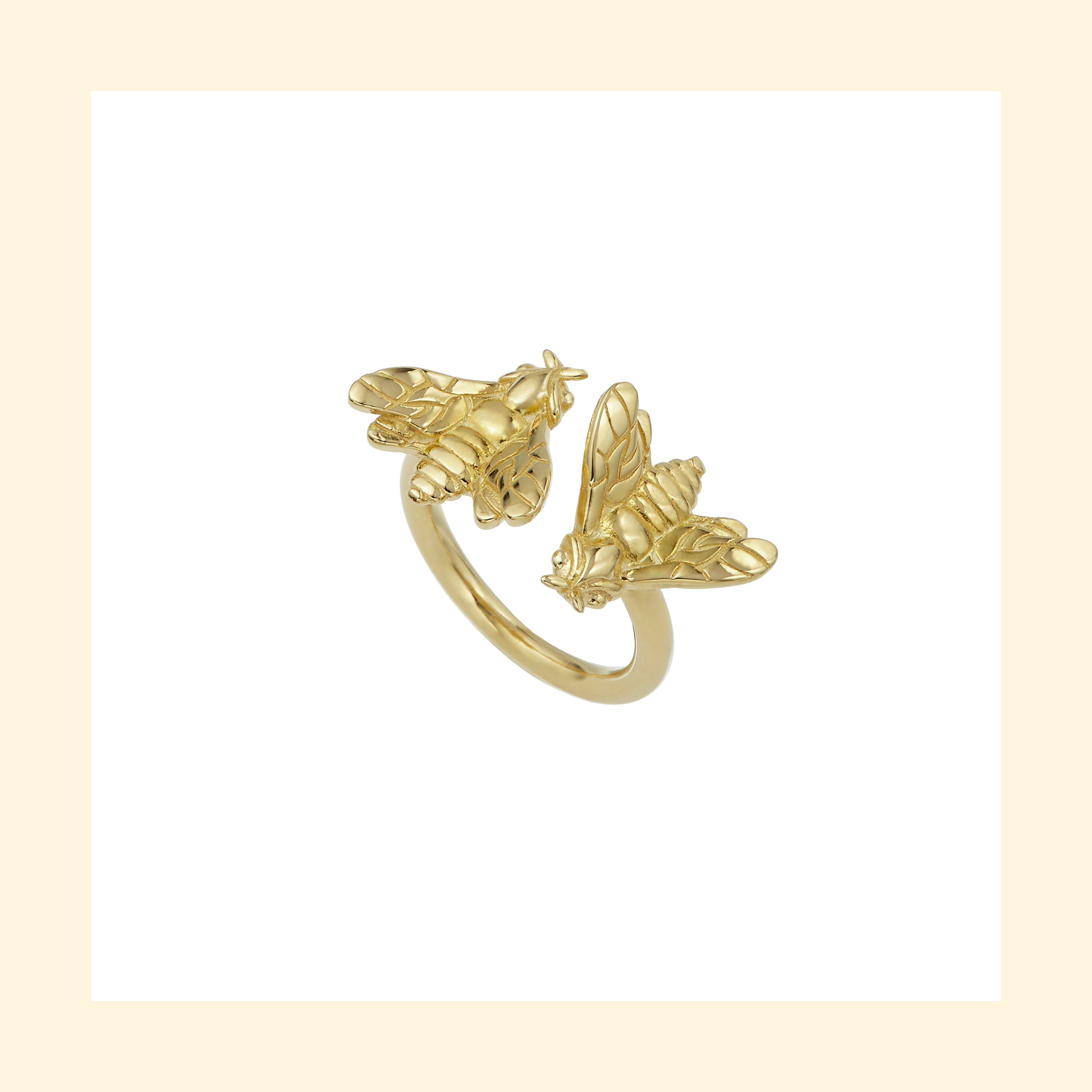 Bee Queen Two Bee Ring