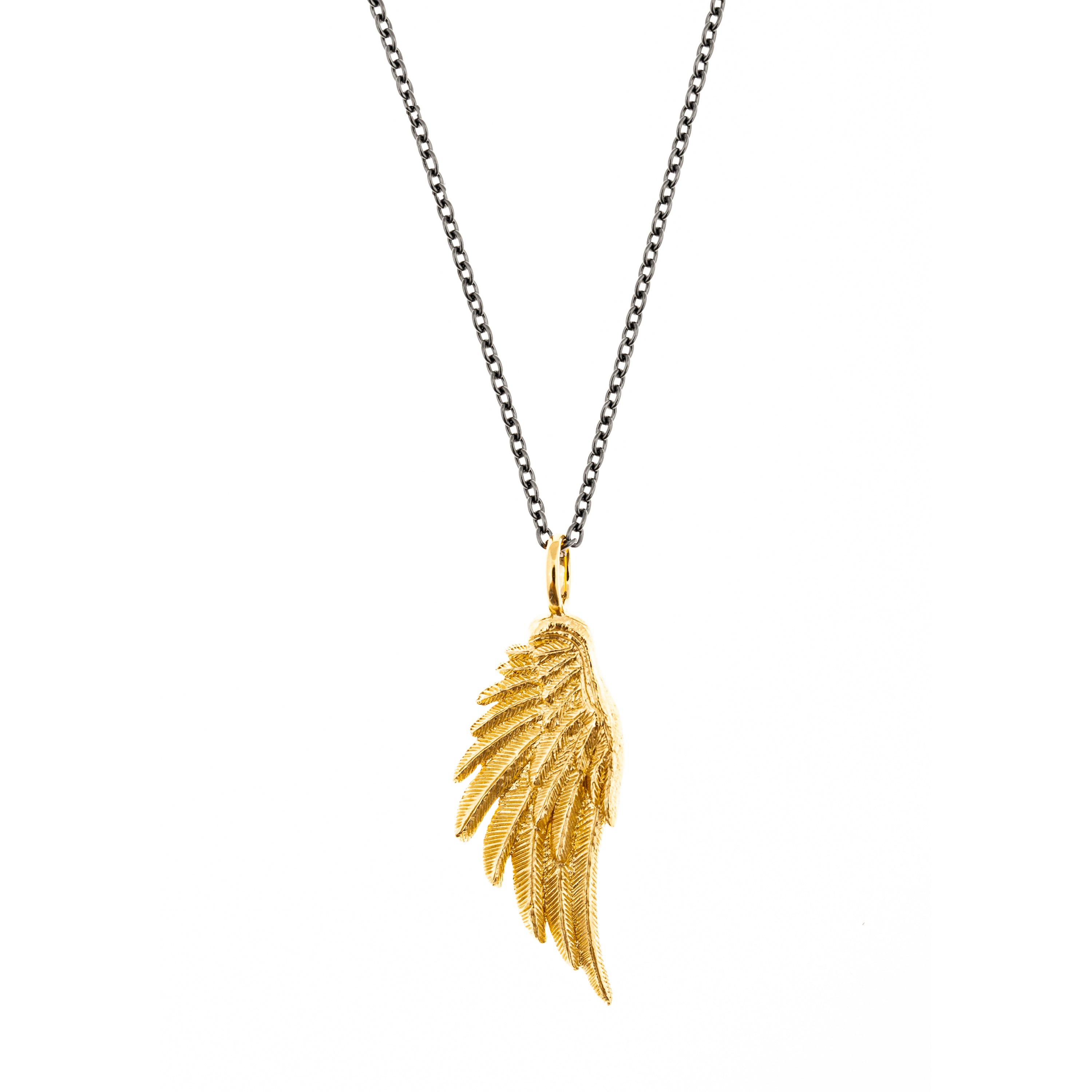 Artemis Be Free Large Wing Necklace with Zircons