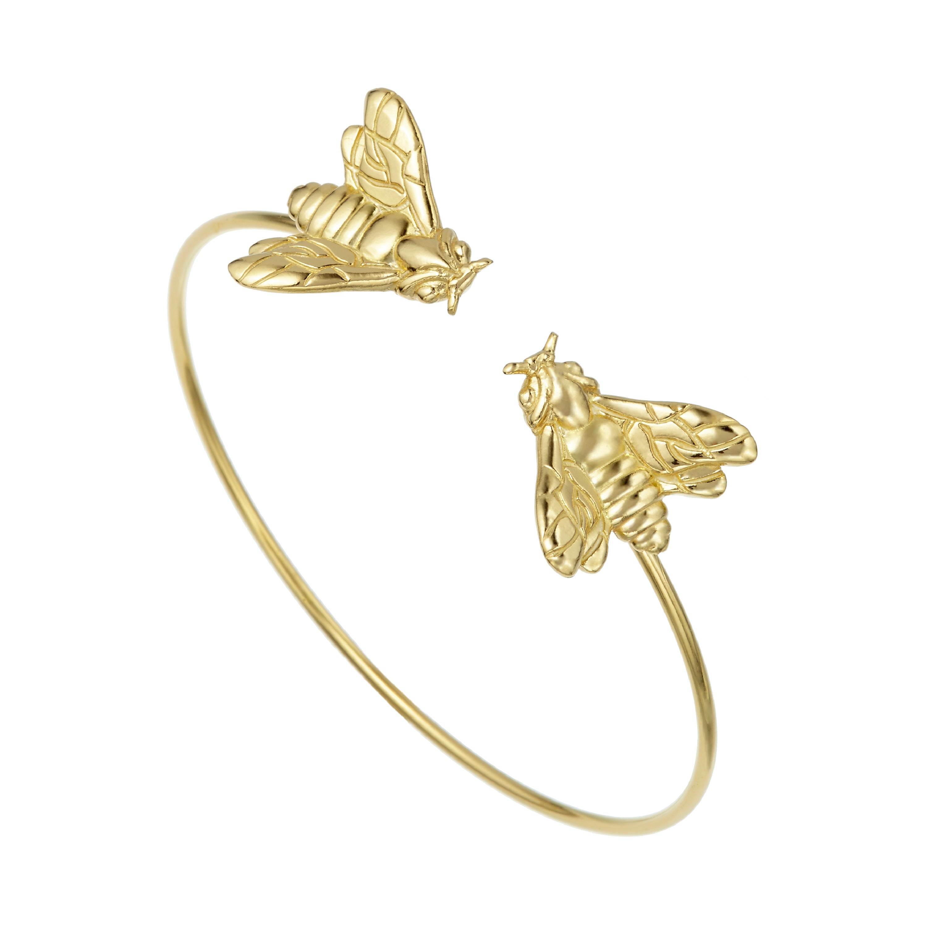 Bee Queen Bracelet with Two Large Bees
